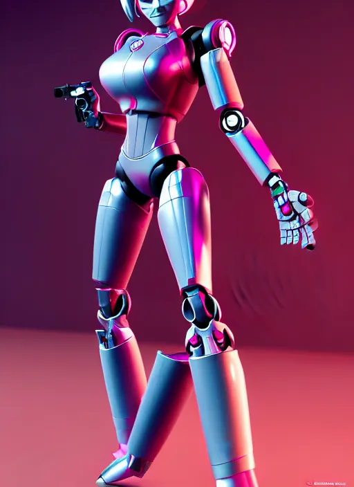 Image similar to Helen Parr as the transformer arcee, android heroine, robot girl, 3d model, curvy, octane render, many intricate details, artstation trending, conceptart.com, official media