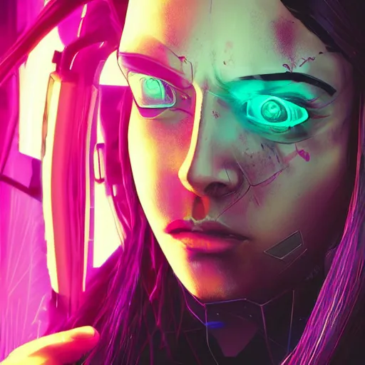 Prompt: “high detail picture of a Cyberpunk girl, digital art, concept art, neon colors, high contrast, sharp focus, hiperrealist, photorealist, Artstation HQ, DeviantArt, cybernetics, techwear, urban samurai, netrunner, Shadowrun, Cyberpunk 2077, Deus Ex, Eddy Shinjuku, Rene Gorecki, Yulin Li, 4k UHD, Unreal Engine 5”