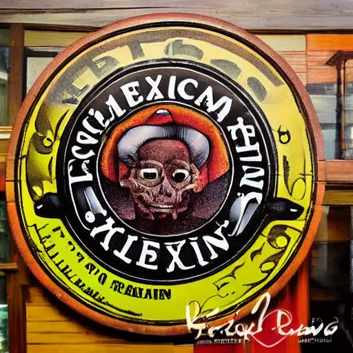 Prompt: a mexican restaurant logo