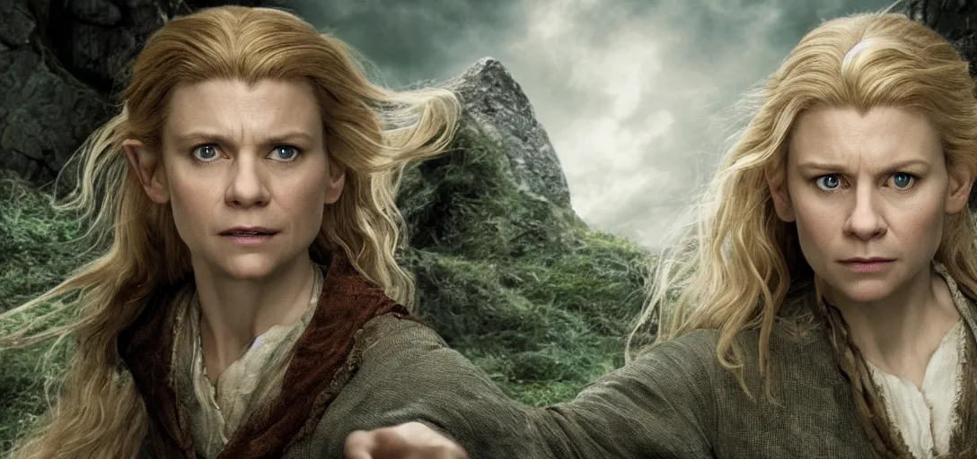 Image similar to a still of Claire Danes as Bilbo in The Hobbit (2012)