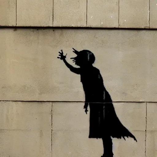 Image similar to banksy poster