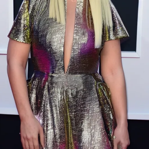 Prompt: Sia Furler red carpet