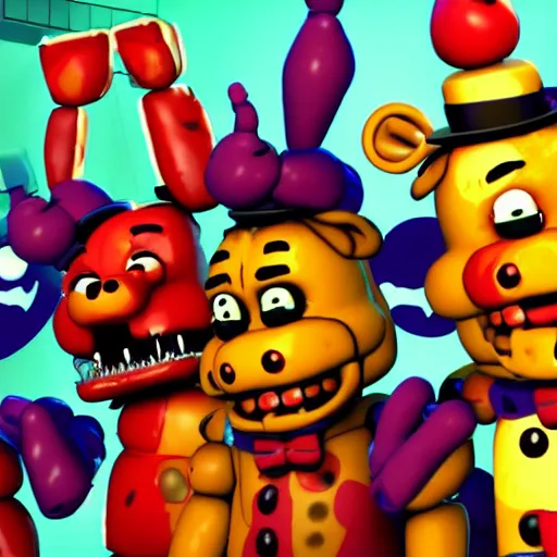 Image similar to five nights at freddys pizzeria