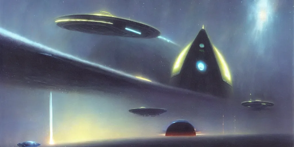 Image similar to The Sentient Bioship, by John Harris