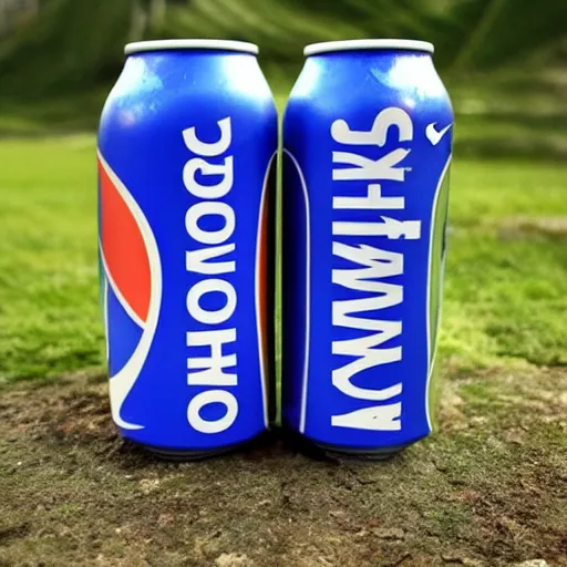 Image similar to Nike themed Pepsi soda can