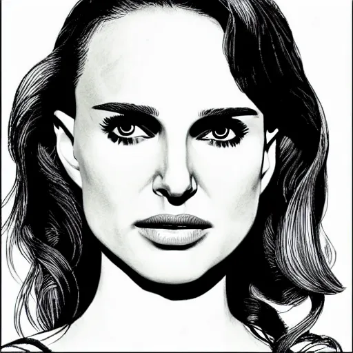 Image similar to natalie portman coloring pages