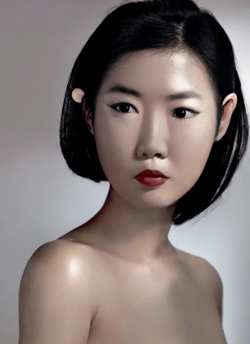 Prompt: closeup portrait of suzie wong, depth of field, zeiss lens, detailed, symmetrical, centered, fashion photoshoot, by annie leibovitz and steve mccurry, david lazar, jimmy nelsson, breathtaking, 8 k resolution, extremely detailed, beautiful, establishing shot, artistic, hyperrealistic, beautiful face, octane render