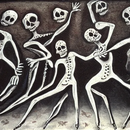 Image similar to the dance of the dead