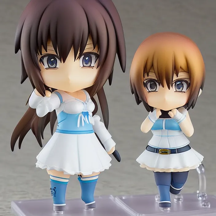 Prompt: an anime nendoroid of the water droplet, figurine, detailed product photo