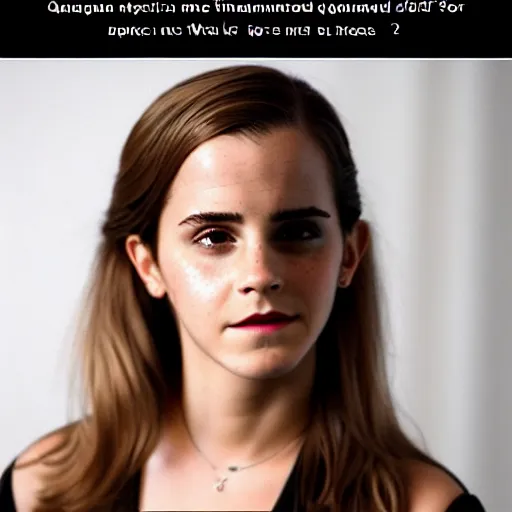 Prompt: emma watson quantum mechanics edition