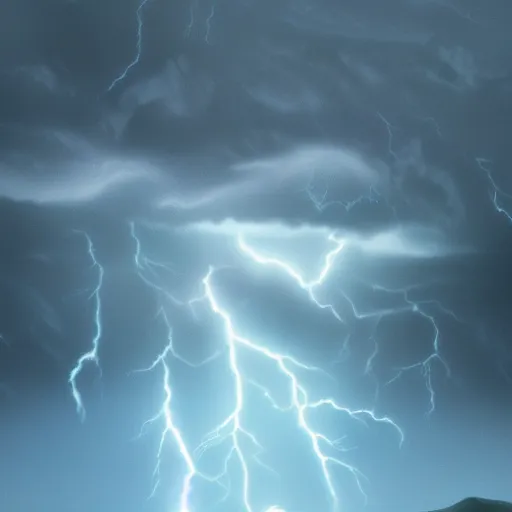 Prompt: killua zoldyck made by zdzisław beksinski, thunderstorm, lighting, blue, pose, 8 k, detailed, high quality, 8 k, detailed face, spiky hair, light, face with detail