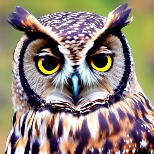 Image similar to owl selfie