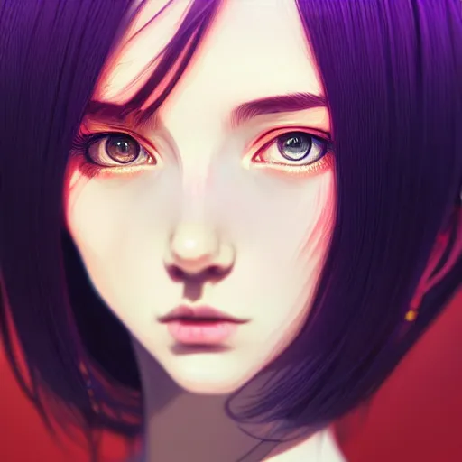 Image similar to a portrait of a beautiful molly wryn, subatomic, art by ilya kuvshinov and wlop and and josan gonzalez, shikanosuke yagaki, mitsumayo, reivaille, digital art, highly detailed, intricate, sharp focus, trending on artstation hq, deviantart, pinterest, unreal engine 5, 4 k uhd image