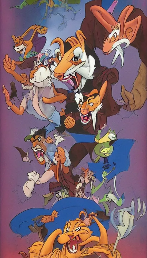 Image similar to rage, by don bluth