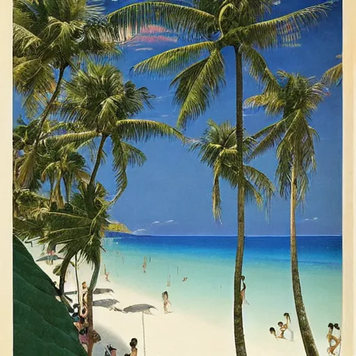 Image similar to Boracay Philippines, Hasui Kawase