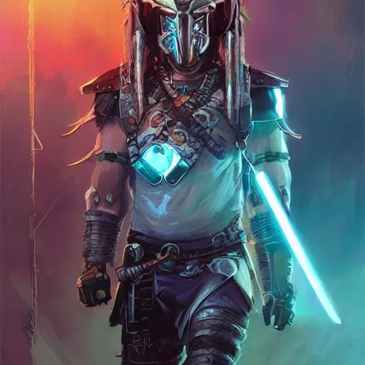 Image similar to cyberpunk viking helmet mask warrior goddess robot ninja fantasy, art gta 5 cover, official fanart behance hd artstation by jesper ejsing, by rhads, makoto shinkai and lois van baarle, ilya kuvshinov, ossdraws