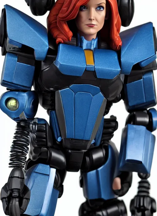 Image similar to Transformers Autobot Dana Scully action figure from Transformers: Robots in Disguise (2015), symmetrical details, by Hasbro, Takaratomy, tfwiki.net photography, product photography, official media