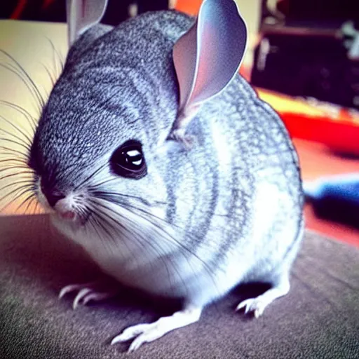 Image similar to “ very cute pixar chinchilla from a disabled veterans perspective ”