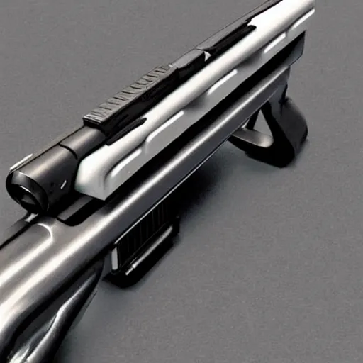 Prompt: futuristic weapon shotgun, long shot