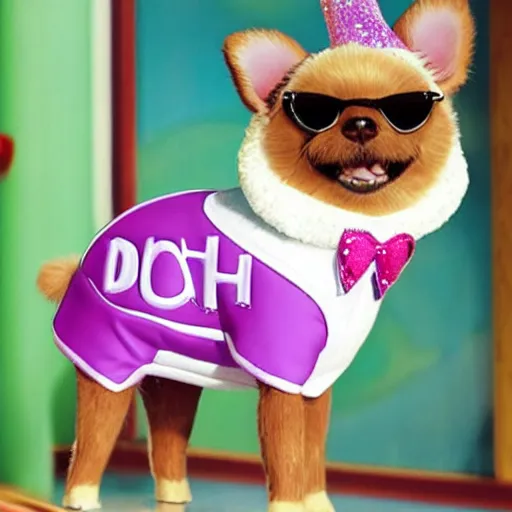 Image similar to smooth skin sharpay dog