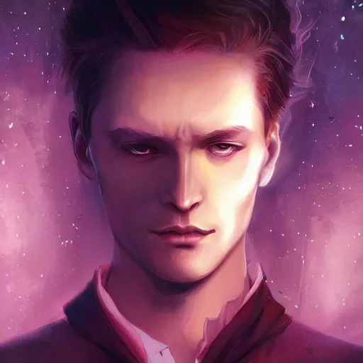 Image similar to a powerful psychic man emitting psychic powers, by charlie bowater,