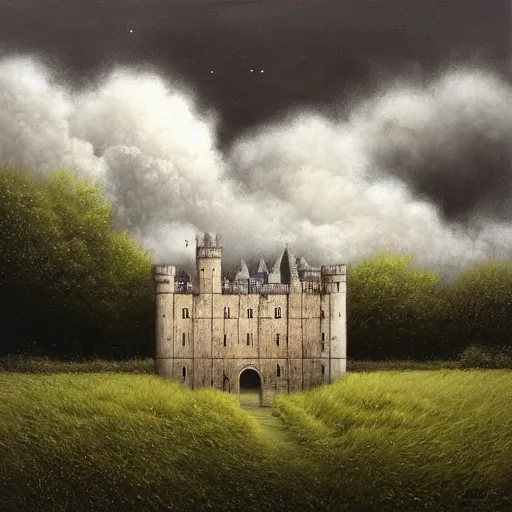 Image similar to castle in clouds by lee madgwick