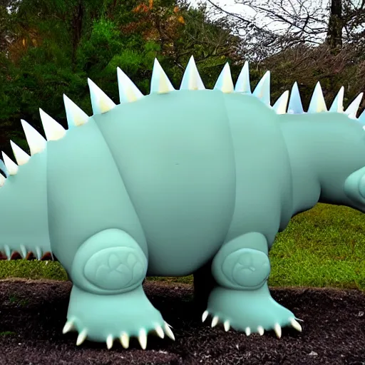Prompt: a stegosaurus, craigslist photo