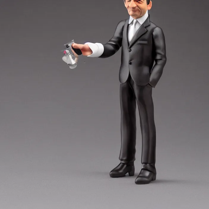 Prompt: a detailed figure of mr bean, first 4 figures, detailed product photo