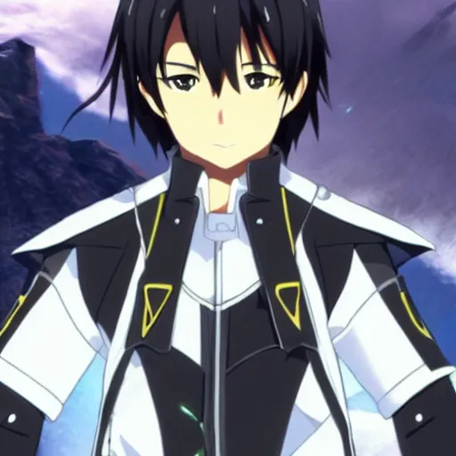 Image similar to Remi Malek as Kirito in Sword Art Online Movie Adaptation