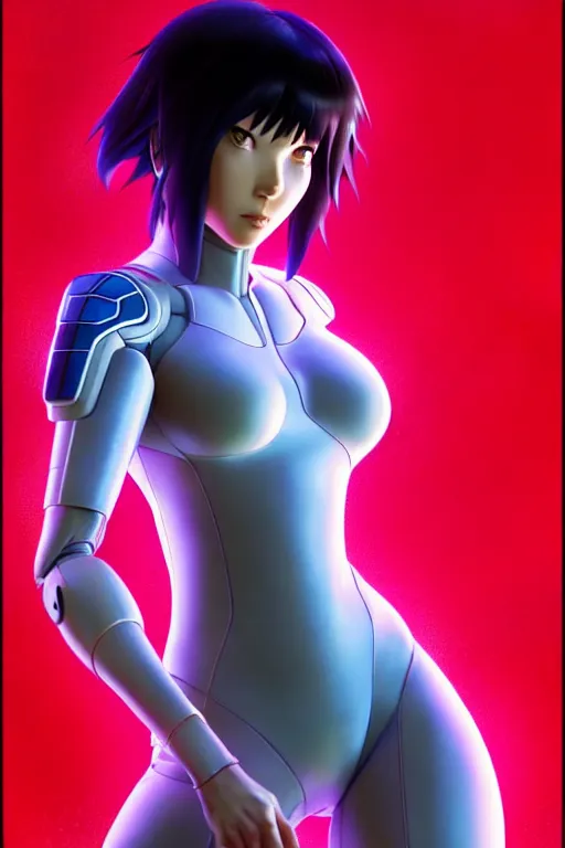 Image similar to weta disney pixar movie still portrait photo of ghost in the shell anime : : as motoko kusanagi by pixar : : by ilya kuvshinov, rossdraws, artgerm, maxim cover, octane render, 3 d, volumetric lighting, anti aliasing, raytracing : :