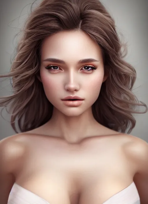 Image similar to a gorgeous female photo, professionally retouched, soft lighting, realistic, smooth face, full body shot, torso, dress, perfect eyes, wide angle, sharp focus on eyes, 8 k high definition, insanely detailed, intricate, elegant, art by artgerm and jason chan and mark litvokin