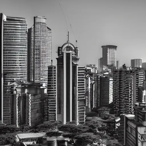Prompt: city of Nairobi as a modern metropolis, architectural photography, no noise, elegant, concept art, sharp focus, digital art, smooth defined outlines