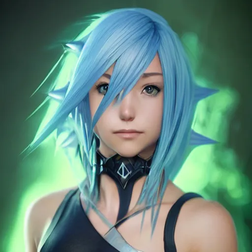 Prompt: photo realistic image of aqua!!! from kingdom hearts!!!, stunning 3 d render inspired art by istvan sandorfi and greg rutkowski, perfect facial symmetry, realistic, highly detailed attributes and atmosphere, dim volumetric cinematic lighting,