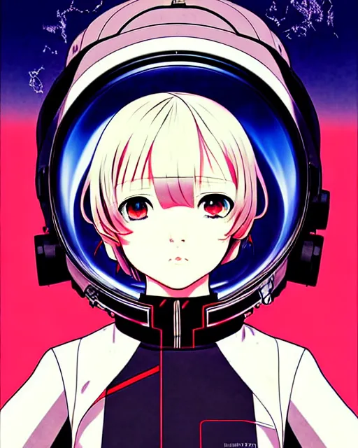 Image similar to ilya kuvshinov manga portrait of space commander reol, last exile, murata range, fine detail, perfect anime face, dramatic lighting, dynamic composition, art deco, cel shading, vivid, stippled lighting, rich texture, yoshinari yoh, alphonse mucha, ( ( ( colorful ) ) )