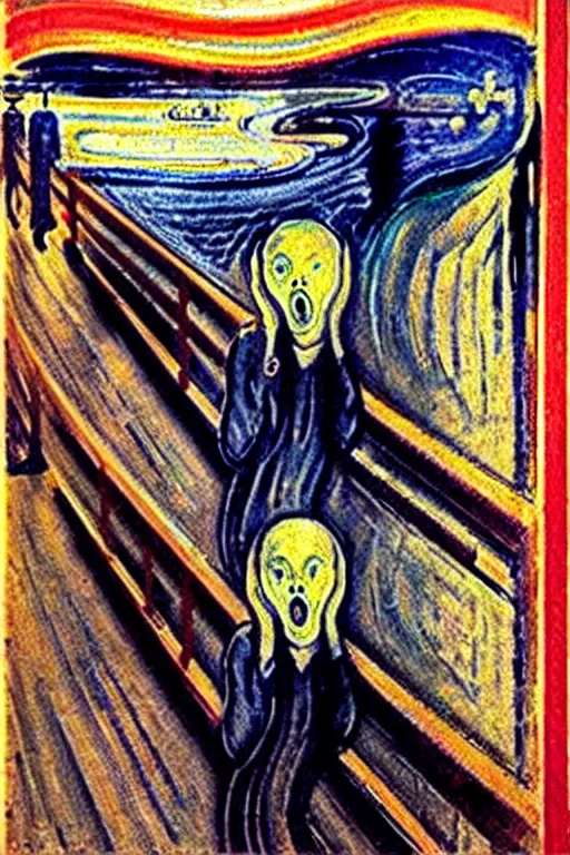 Prompt: “The Scream by Edvard Munch”