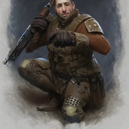 Image similar to The CS:GO professional player KennyS as a fantasy D&D character, portrait art by Donato Giancola and Bayard Wu, digital art, trending on artstation, 4k