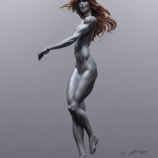 Prompt: full figure ultra realistic illustration, bella thorne as marble statue, intricate, elegant, highly detailed, digital painting, artstation, concept art, smooth, sharp focus, illustration, art by artgerm and greg rutkowski and alphonse mucha