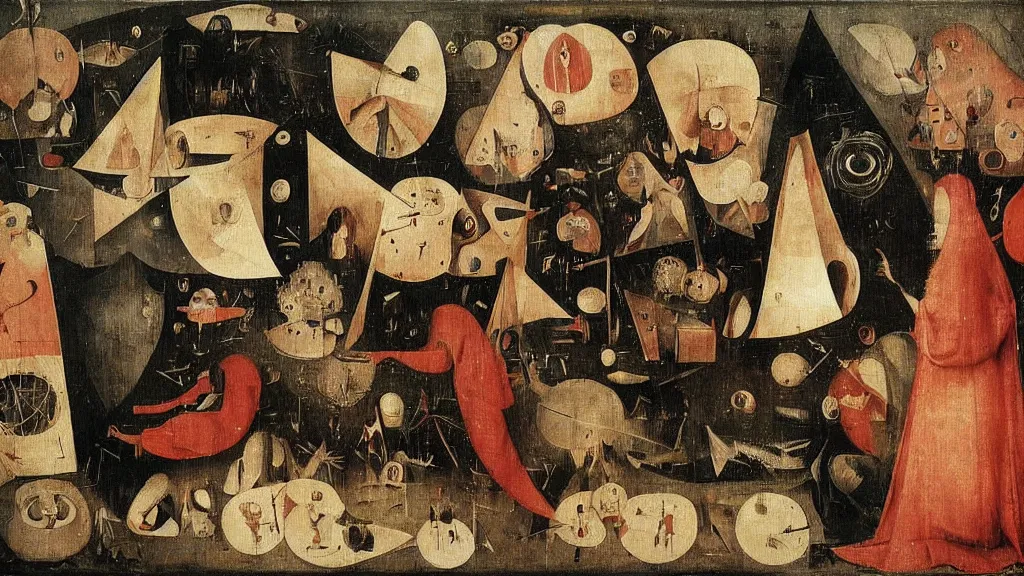 Image similar to a beauty is a virus television show, dreamy painting of coronavirus, dark, sinister, detailed scientific epidemology contagion math graph, R-number, art by Hieronymous Bosch and Ernst Haeckl