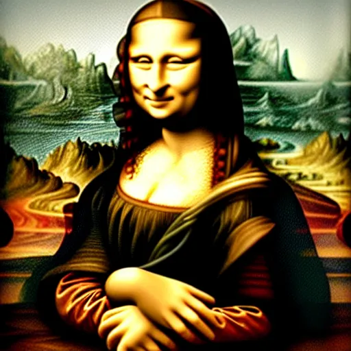 mona lisa painting crying | Stable Diffusion | OpenArt