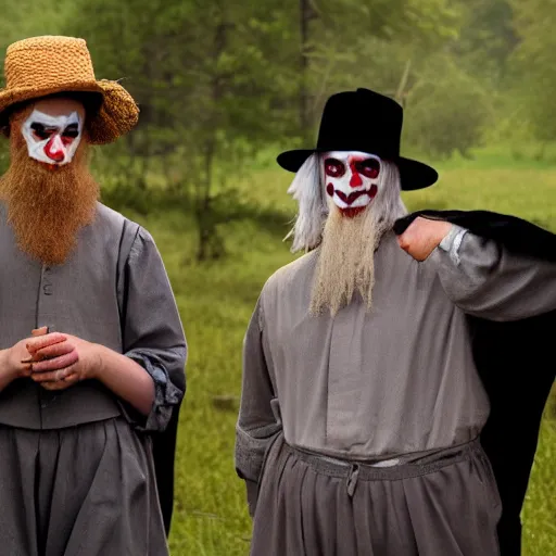 Image similar to amish joker