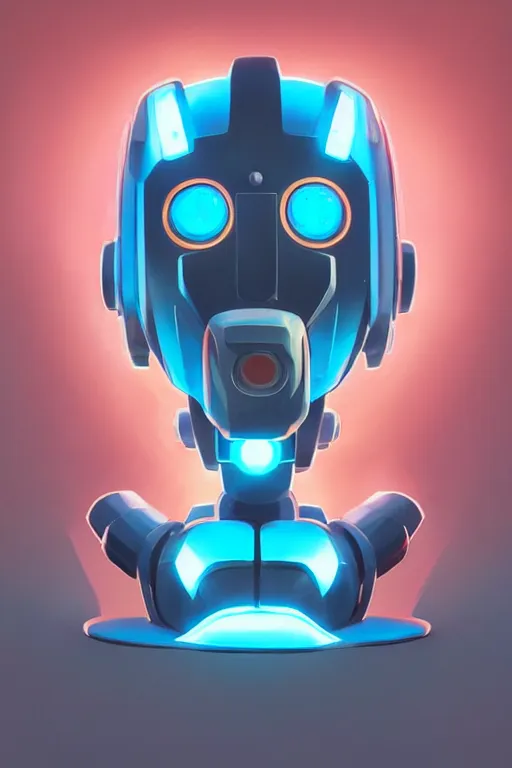 Image similar to metabots medabots medarotto medarot robot minimalist comics helmet mask neon cybereye, behance hd by jesper ejsing, by rhads, makoto shinkai and lois van baarle, ilya kuvshinov, rossdraws global illumination ray tracing hdr radiating a glowing aura