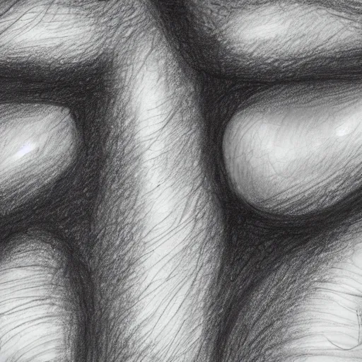 Image similar to close up drawing of nose