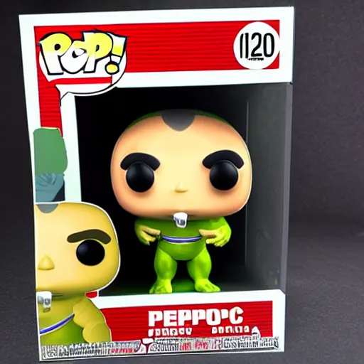 Prompt: pepe as a Funko Pop