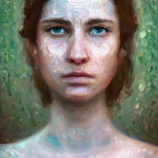 Image similar to cinematic minecraft, intricate, elegant, by alyssa monks, highly detailed, non symmetrical facial expression, fine details, masterpiece, trending on artstation