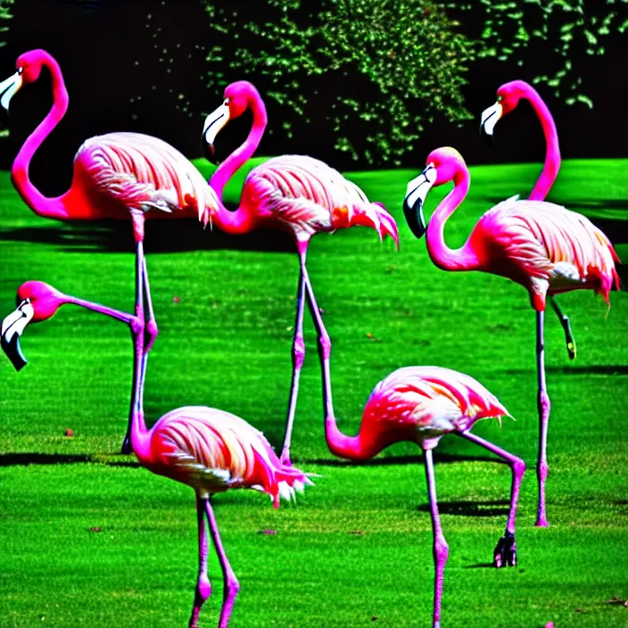 Image similar to flamingo lawn monsters at vanvcouver,british columbia,canada