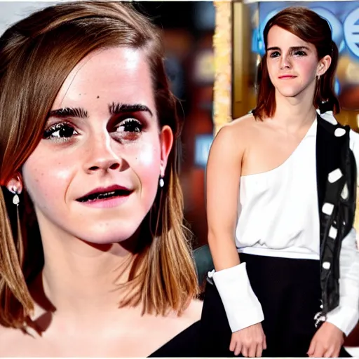 Image similar to emma watson giving thumbs up