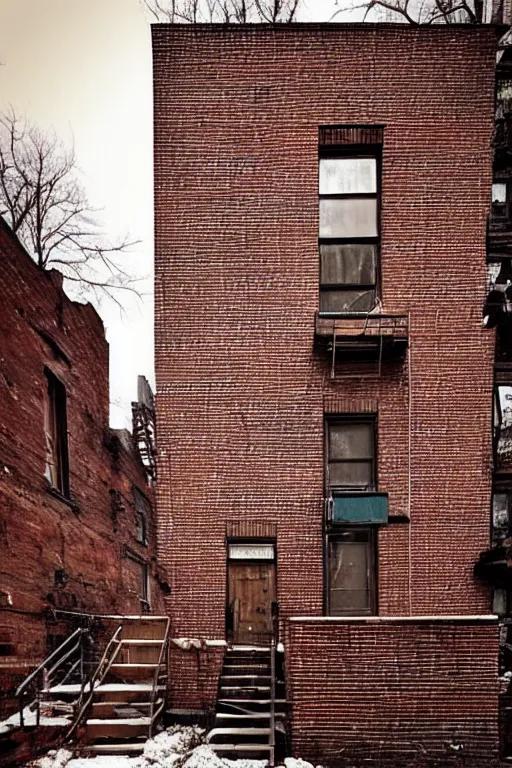 Prompt: (((((a ramshackle manhattan brick brownstone deep in the forest))))) by Piotr Jabłońsk!!!!!!!!!!!!!!!!!!!!!!!!!!!