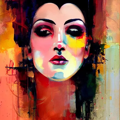 Image similar to beautiful painting of a woman by pascale pratte
