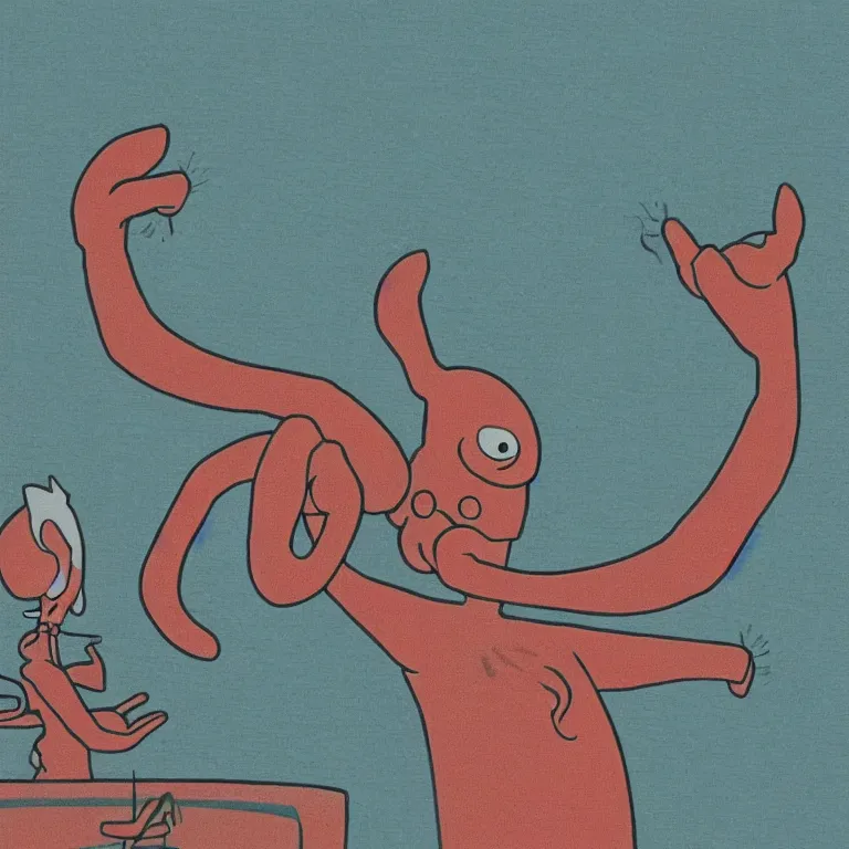 Image similar to “Dr. Zoidberg waving”