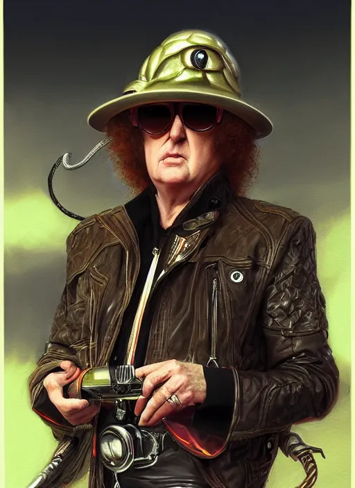 Image similar to ian hunter of mott the hoople, digital artwork by artgerm and lily abdullina, wpol and sarasti, donato giancola and android jones, artstation